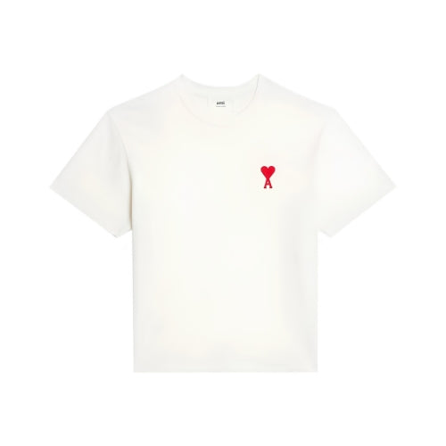 T-shirt blanc en coton Ami de Coeur